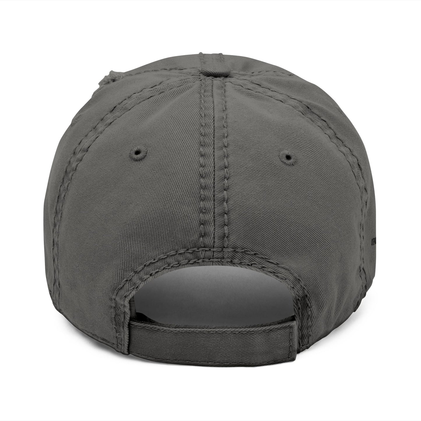CURSE MARK Distressed Embroidered Hat